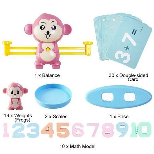 Early Childhood Education Of Frog Balance Funny Frog Balance Learning Education Pink Monkey