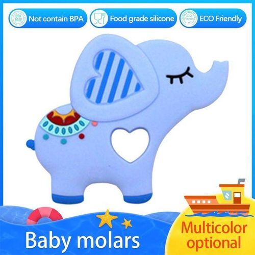 Cartoon Baby Teething Toys  Gums Teething Stuff Soft Blue