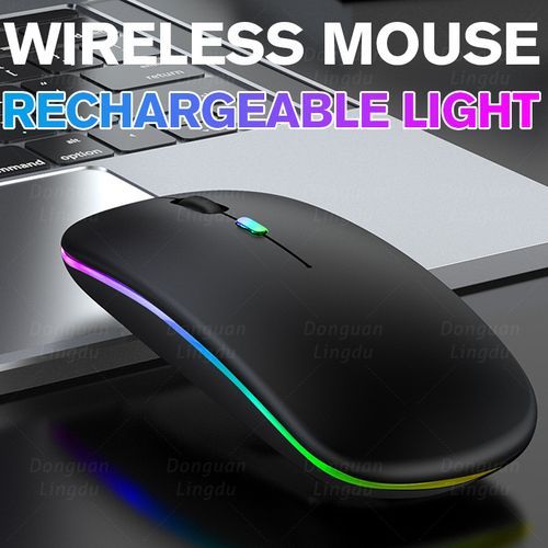 Colorful Wireless Mouse 2.4G Rechargeable Luminous