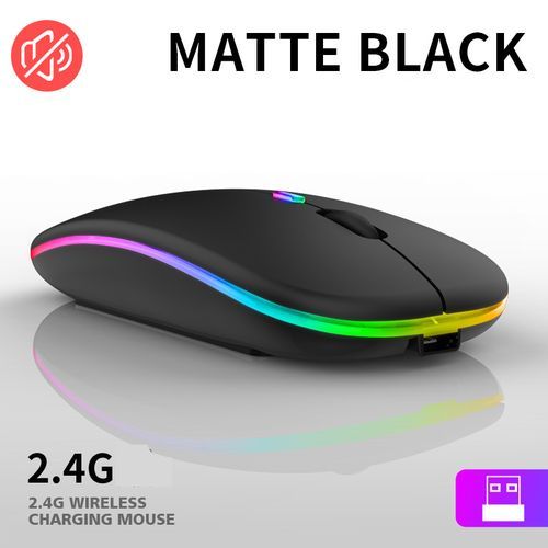 Colorful Wireless Mouse 2.4G Rechargeable Luminous