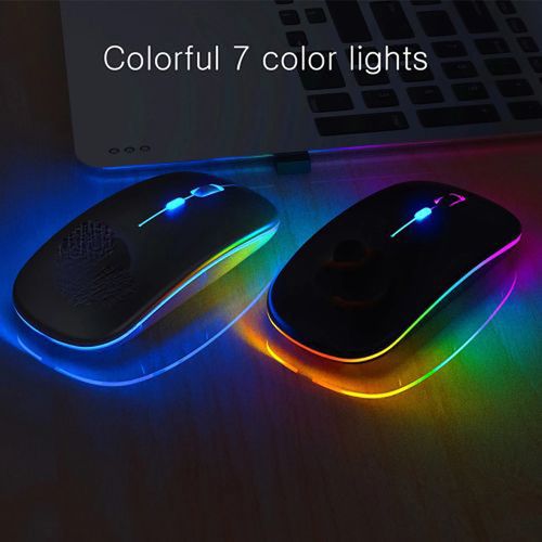 Colorful Wireless Mouse 2.4G Rechargeable Luminous