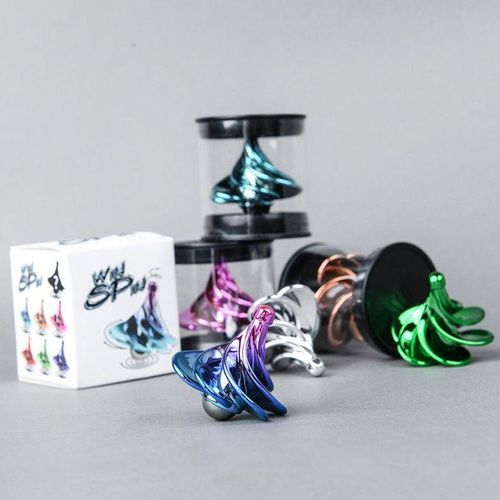 Portable Spinning Tops For Kids Adults Relieve Stress Toy Gyro Blue