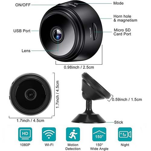 Hidden Surveillance Camera 4K WiFi Wireless Plug-in Card