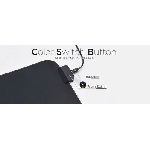 LED Luminous Effect  Mouse Pad Large Non-slip  Keyboard