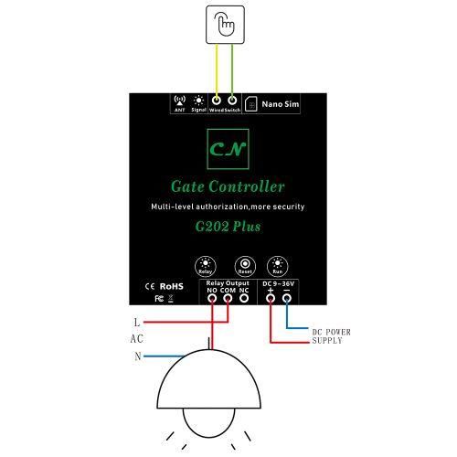 Gsm Door Gate Opener Remote OnOff Relay Switch Remote