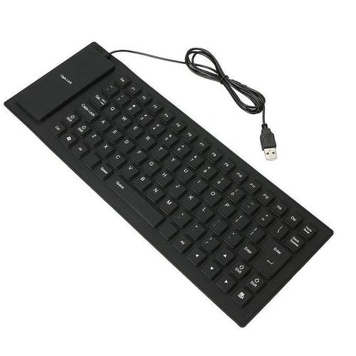 USB Flexible Keyboard - Black
