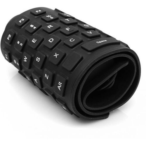 USB Flexible Keyboard - Black