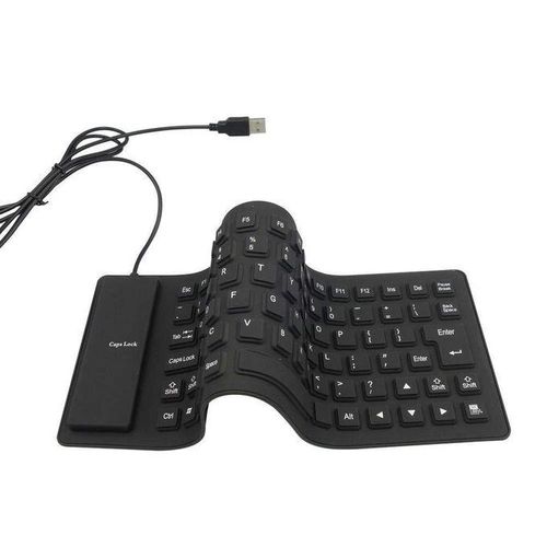 USB Flexible Keyboard - Black