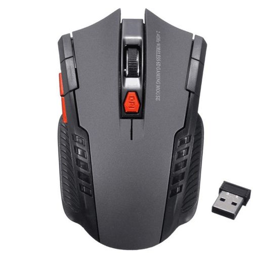 2.4G Wireless Gaming Mouse/Mice USB Rechargeable-Grey&Black