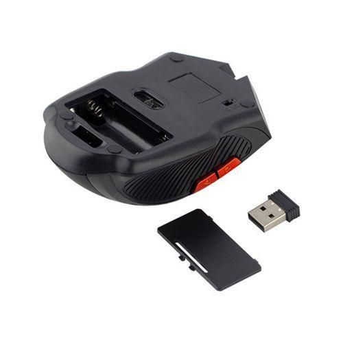2.4G Wireless Gaming Mouse/Mice USB Rechargeable-Grey&Black