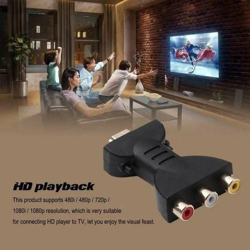 AV Digital HDMI Compatible To 3 RCA Audio Ad Ter Component Converter Video