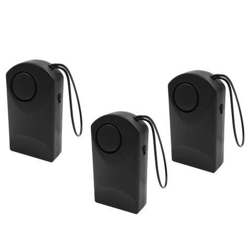 3pcs Door Handle Knob Alarm Hanging Alarm Door Open Entry Detector