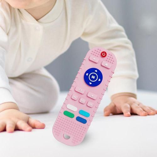 Baby Teething Toys Early Educational Sensory Toy Pink
