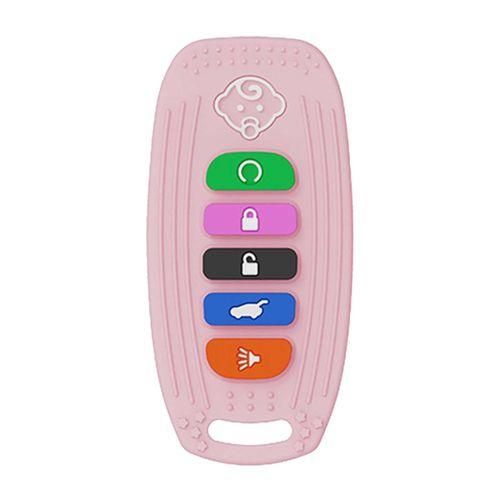 Baby Chew Toys Chewing Toy Portable Montessori Pink