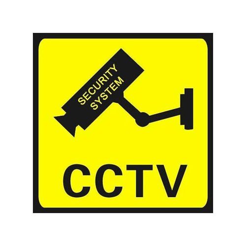 24 Hour Video CCTV Monitor Warning Label Camera Sticker Sign