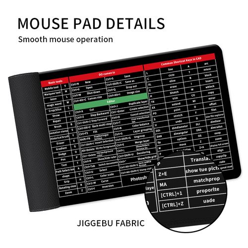 700*300 Mouse Pad Large Non-slip  Keyboard  Shortcut Key