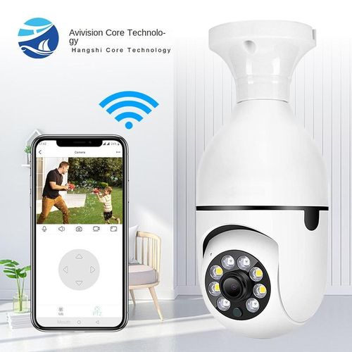 A6 Bulb Camera Smart Full-Color Baby Camera HD Home Security Wireless Surveillance Camera E27