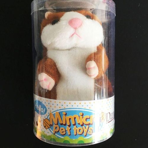 3 PCS Hamster Plush Toy With Talking And Changing Voice