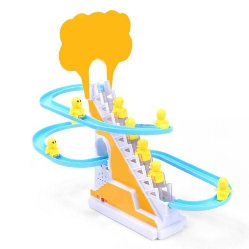 Toys Race Track Slide Stairs  Toys Duck
