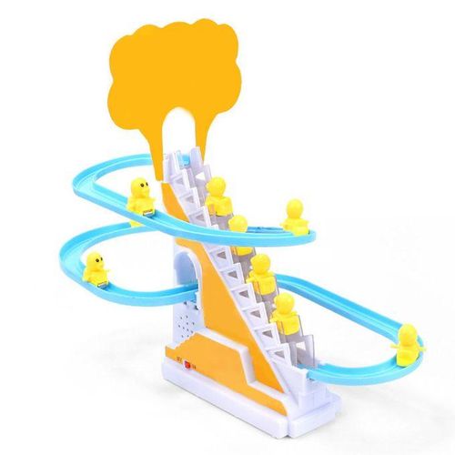 Toys Race Track Slide Stairs  Toys Duck