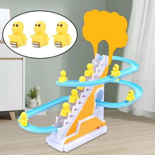 Toys Race Track Slide Stairs  Toys Duck
