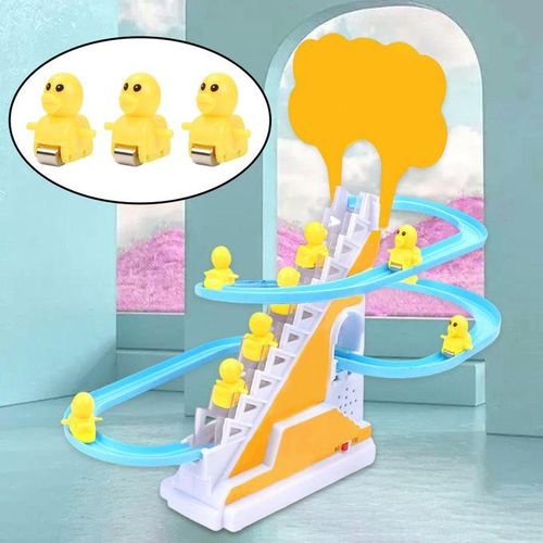 Toys Race Track Slide Stairs  Toys Duck