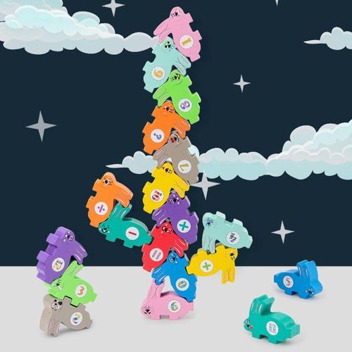 Building Blocks Stacking Toy Gifts Children Easter Bunny