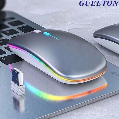 Wireless Mouse Colorful LED 2.4G Ultra-thin