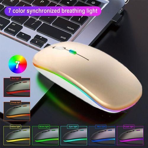 2.4G Wireless Charging Mouse Gold