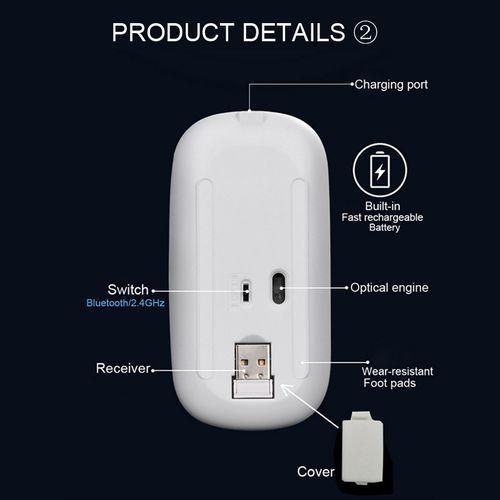 2.4G Wireless Charging Mouse Gold