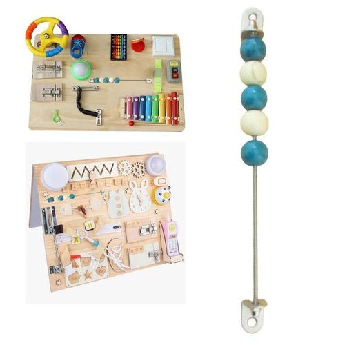 Simualtion Socket Switch LED Light Busy Board Skills Blue