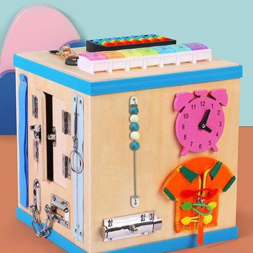 Simualtion Socket Switch LED Light Busy Board Skills Blue