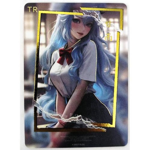 Anime Goddess Story TR Series Collector Cards Yamato Albedo Yae Miko Ganyu Emilia Jabami Yumeko Christmas Birthday Toys