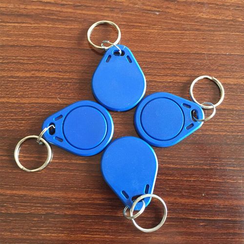 100Pcs Access Control Keys Keyfobs Blue For Door Access
