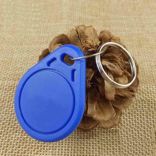 100Pcs Access Control Keys Keyfobs Blue For Door Access