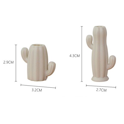 2PCS 1/6 Scale Miniature good Mini Cactus Vase House D