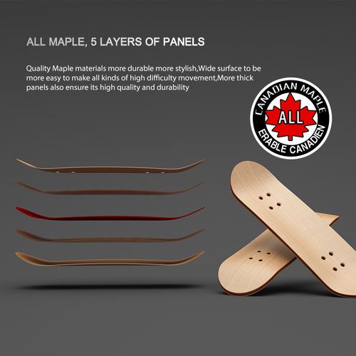 Domestic Professional Finger Skateboard Five-layer Maple