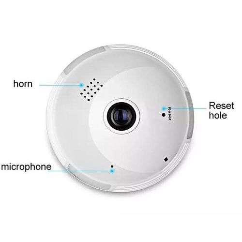 Panorama 360 Degree WiFi Light Bulb Camera