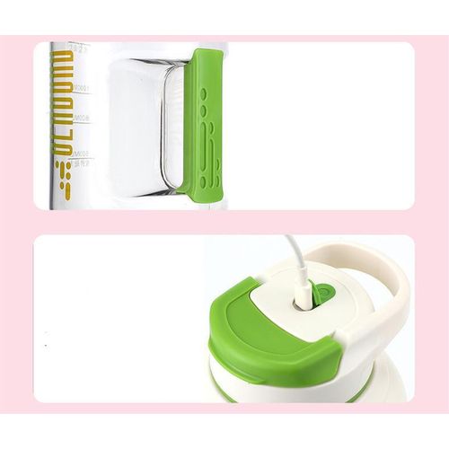 Seabroad 1.5L Portable Blender Juicing Bucket  Rechargeable Battery Smart Safety Sensor 30 Seconds Quick Blending Welding Water Cup Portable Sports fruit Juice Mug Electric Juicer Mixer- Multicolor
