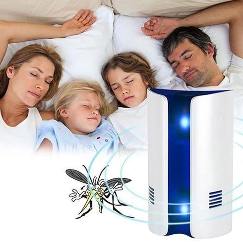 Electronic Ultrasonic Pest Repeller For Mice Bed Bugs Moths Spiders Mosquitoes Insect -White.