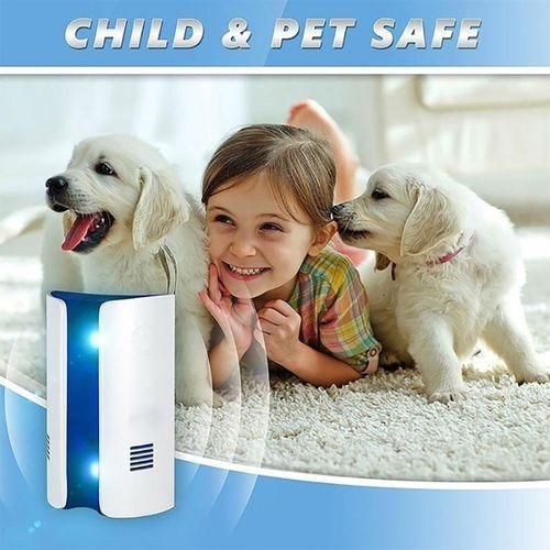Electronic Ultrasonic Pest Repeller For Mice Bed Bugs Moths Spiders Mosquitoes Insect -White.