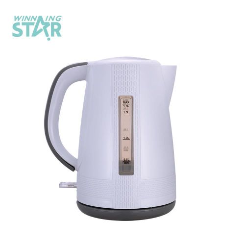 Winning star 1.7 Litre Cordless Electric Kettle With Transparent Measuring Window Home appliance Boiler - White