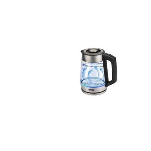 AVINAS 2.2 Litre Glass Electric Milk Water Boiling Kettle Boiler Jar- Clear.
