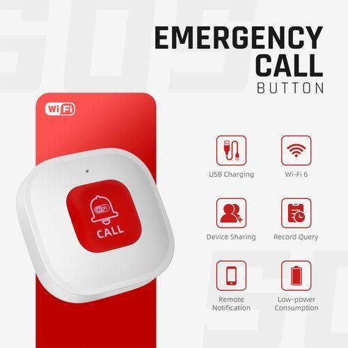 WiFi Emergency Call Button Mini Portable Emergency Button
