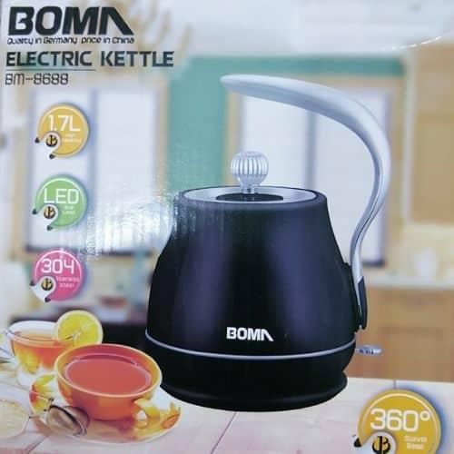 Boma 1.7L  Rectro Electric Heat Kettle Automatic Power-Off Water Boiling Pot- Multicolor