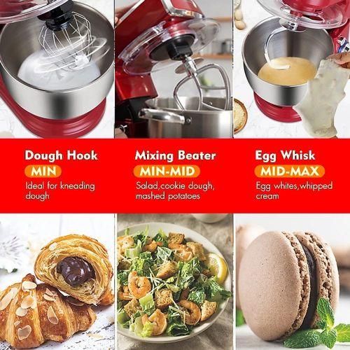 Dsp 8 Litre Electric Food Beater Egg Whisk Dough Hook Stand Mixer- Multi-colour.