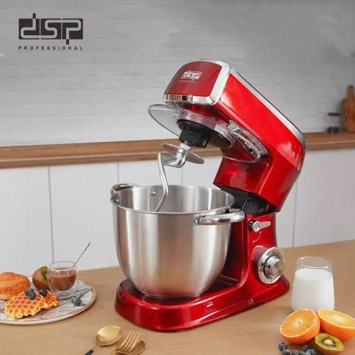 Dsp 8 Litre Electric Food Beater Egg Whisk Dough Hook Stand Mixer- Multi-colour.