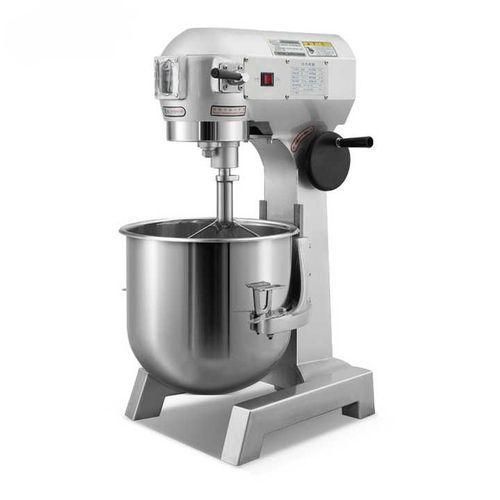 20L Commercial Adjustable Electric Food Dough Stand Mixer Maker Grinder For Kitchen - Silver