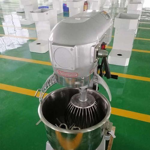 20L Commercial Adjustable Electric Food Dough Stand Mixer Maker Grinder For Kitchen - Silver