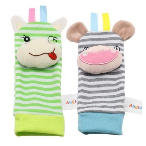 Baby Socks Rattle Toys Wrist Rattle And Foot Socks